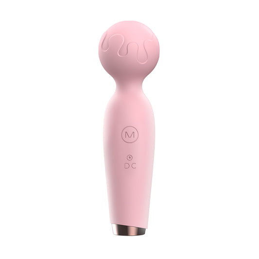 Mic pink USB charging vibrator wand  粉色麦克风震动棒 1024